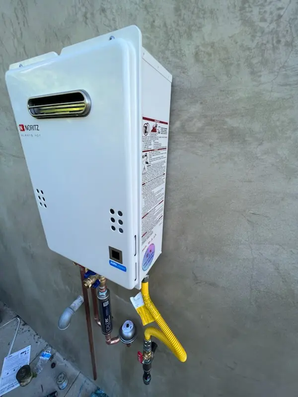 Tankless water heater installation for Heather Ridge homes